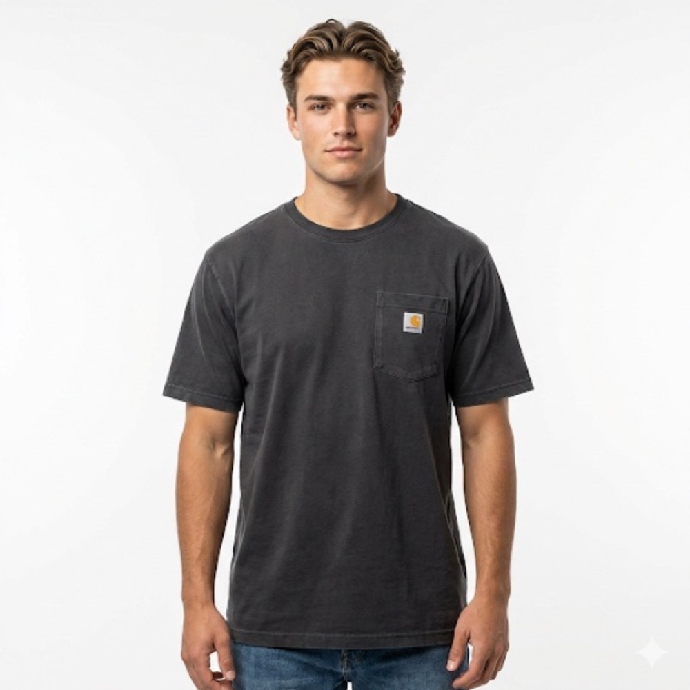 Carhartt Men’s K87 Pocket T Shirt Heavyweight Black XL